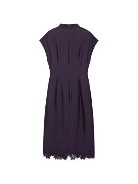 Rochie midi Shanghai Tang din dantelă violet