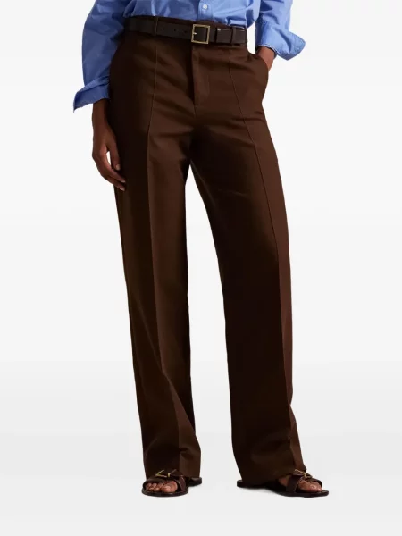 Ριγέ δερμάτινος κάλτσες Polo Ralph Lauren με κορδόνι μαύρο