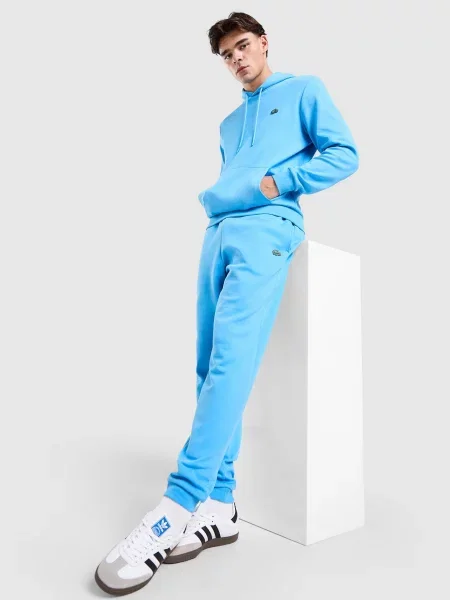 Lacoste Spodnie Dbl Knit Pant niebieskie
