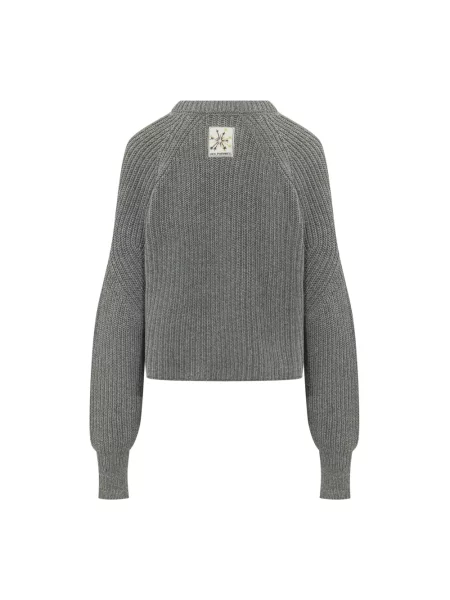 Sweter Des Phemmes o skróconej długości szary