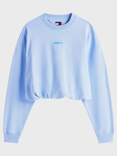 Світшот Tommy Jeans блакитний