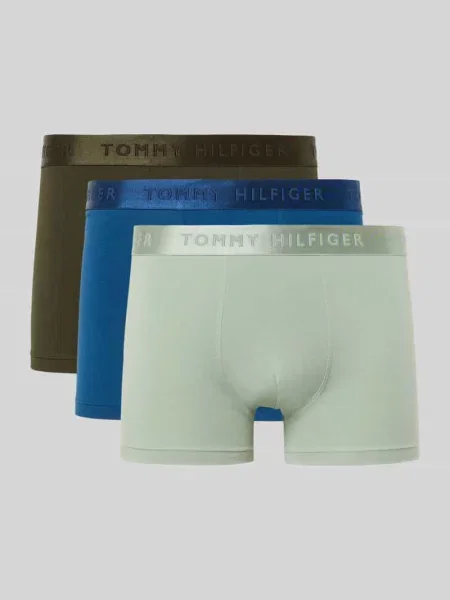 Bokserki w kroju slim fit z mieszanki modalu Tommy Hilfiger granatowe