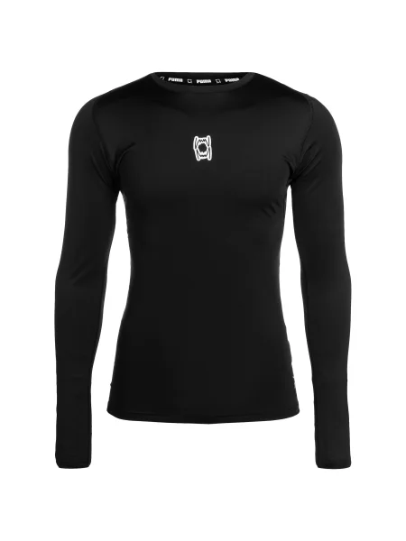 PUMA Funkčné tričko Hoops Team / biela čierna