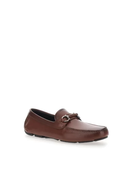 Półbuty Ferragamo brązowe