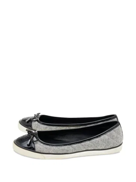 Matlasat balerini Tory Burch cu funde gri