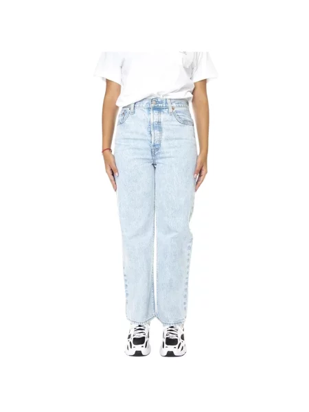 Jeansy straight leg Levi's niebieskie