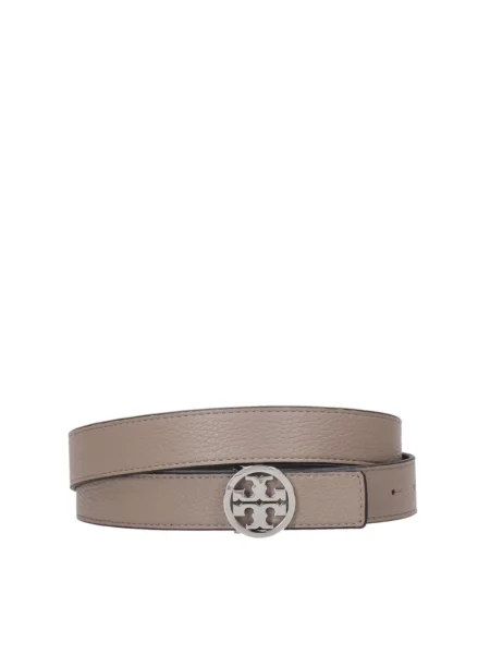Pasek Tory Burch szary