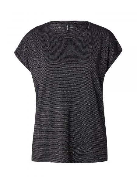 VERO MODA Tricou VMLAVA / argintiu negru