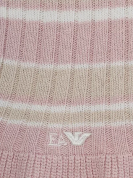 Κασκόλ Emporio Armani ροζ