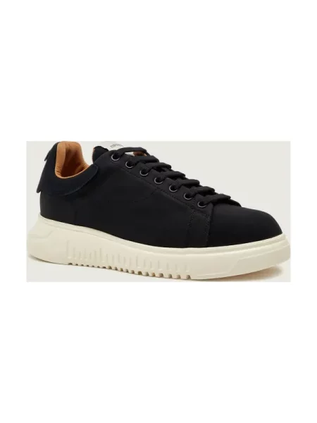 Emporio Armani Teniși din piele negru