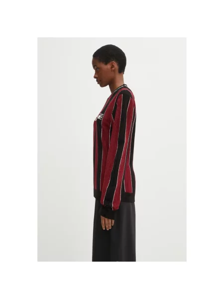 Martine Rose longsleeve Sporty Logo Crew różowa