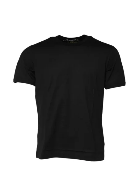 Tricou Dolce & Gabbana cu decolteu rotund negru