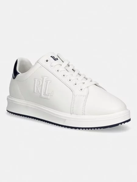 Lauren Ralph Lauren Ainsley sneakers pentru femei din piele alb