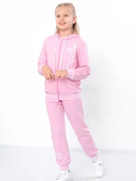 Дитячий Спортивний костюм Носи своє бавовна/поліестер рожевий