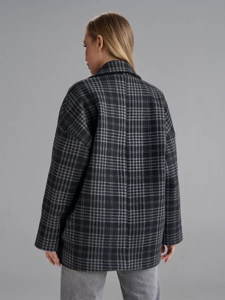 Пальто ISSA Plus мультиколор кашемір