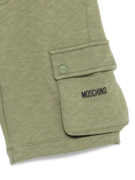 Szorty cargo dziecięce Moschino zielone
