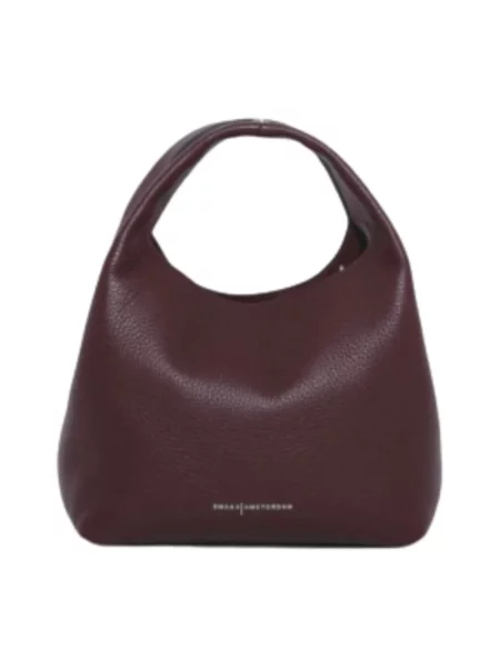 Torebka crossbody Smaak Amsterdam skórzana czerwona