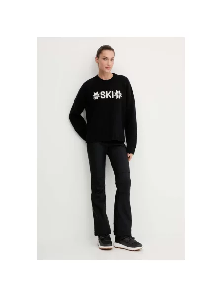 Sweter Helly Hansen wełniany czarny