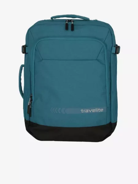 Travelite Kick Off Multibag Petrol Backpack Blue μπλε