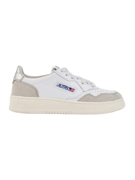 Sneakersy Autry skórzane białe