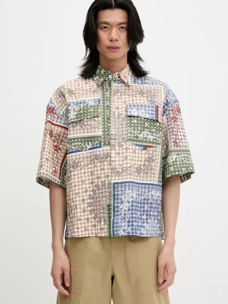 RHUDE cămașă Bandana Boxy Work cu guler clasic relaxed