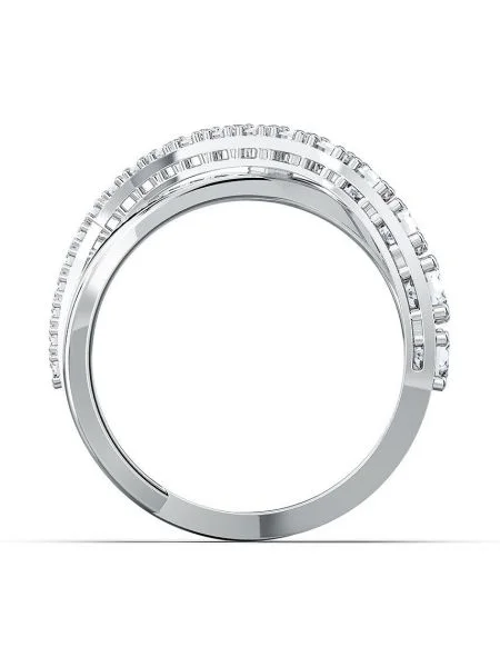 Swarovski Inel TWIST argintiu