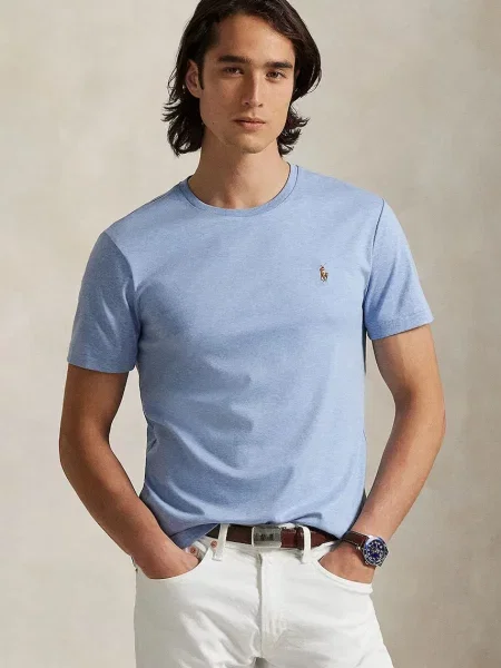 Tričko Polo Ralph Lauren modrá