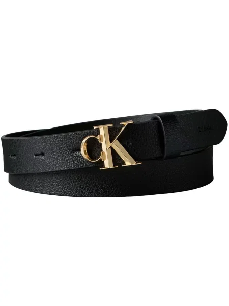 Csatos pántos öv Calvin Klein Jeans fekete