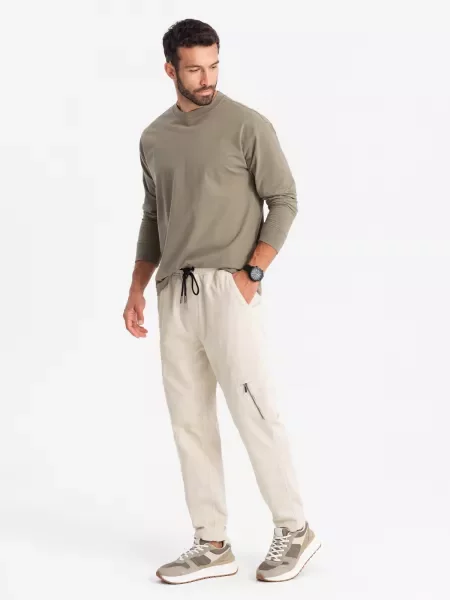 Pantaloni cargo Ombre tricotate