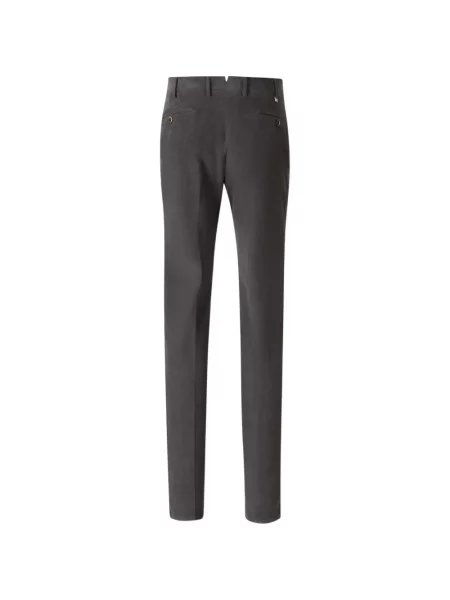 Pantaloni Pt Torino de catifea cord gri