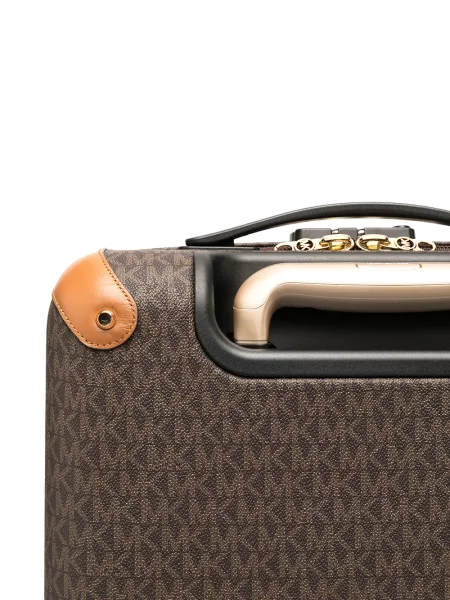 Kufr Michael Kors s potiskem hnědý