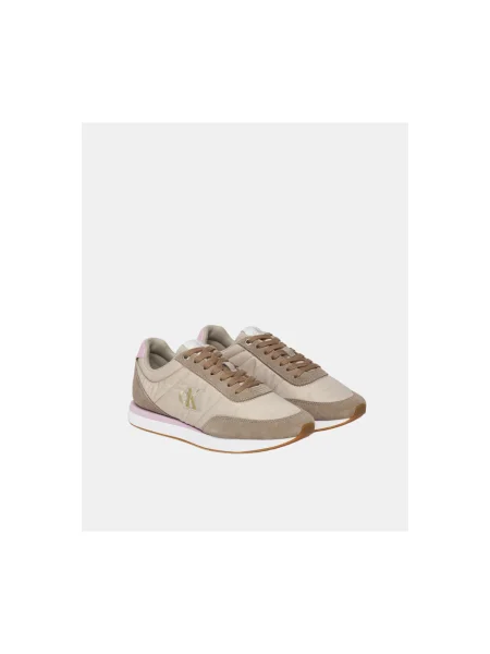 Dámske tenisky Calvin Klein Retro Runner Lace Up MG chateau/taupe/fragrant lilac khaki