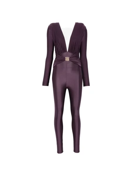 Salopetă Mazzei cu volane violet