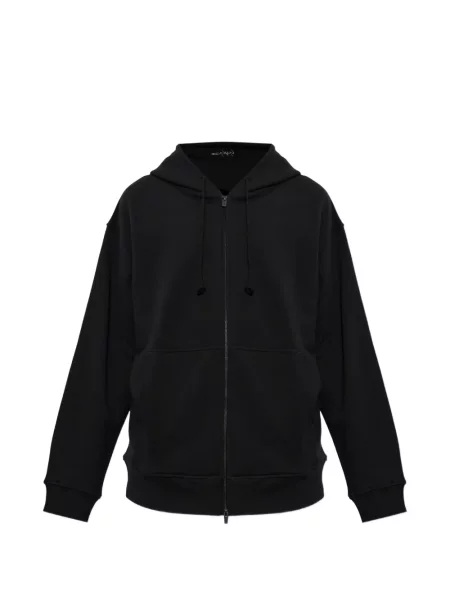 Hanorac cu glugă Yohji Yamamoto cu broderie negru