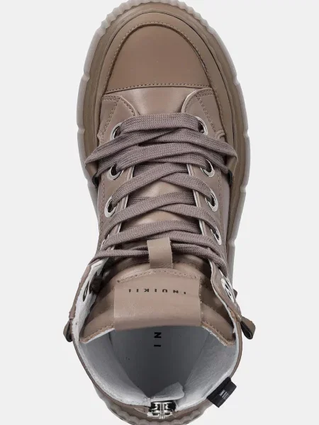 Кожаные кеды Inuikii коричневые