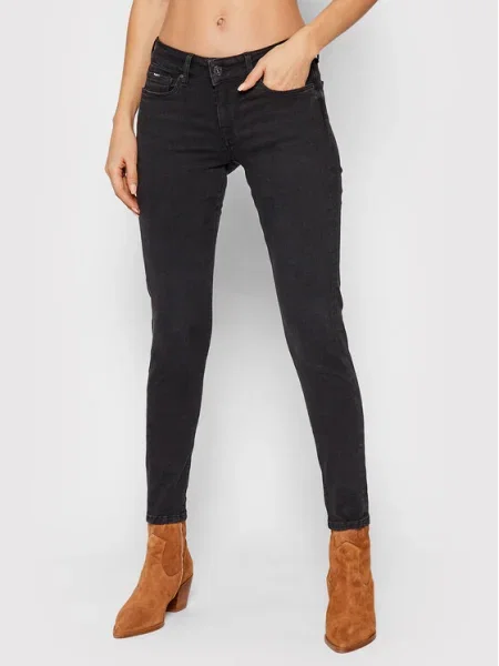 Pepe Jeans Blugi Soho Skinny Fit negru