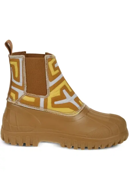 Chelsea čizme Diemme s apstraktnim uzorkom smeđa