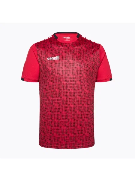 Fotbalové tričko Capelli Cs III Block red/black černé