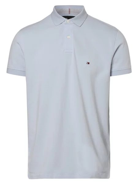 Tommy Hilfiger Polo Błękitny niebieska