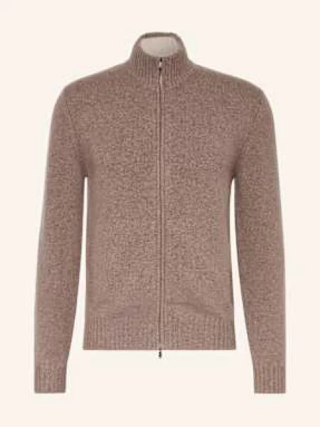 Fioroni Pletený Kardigan Z Kašmíru černošedá