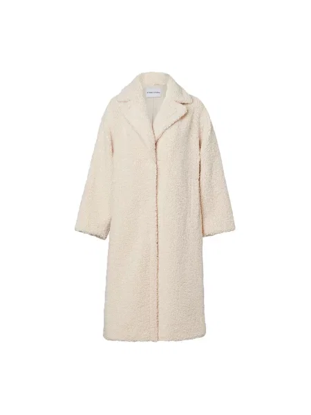 Sztuczne futro kurtka Stand Studio teddy biała