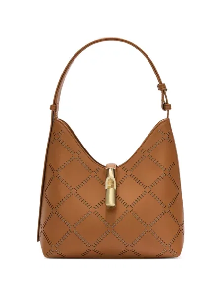Τσάντα χειρός Furla καφέ