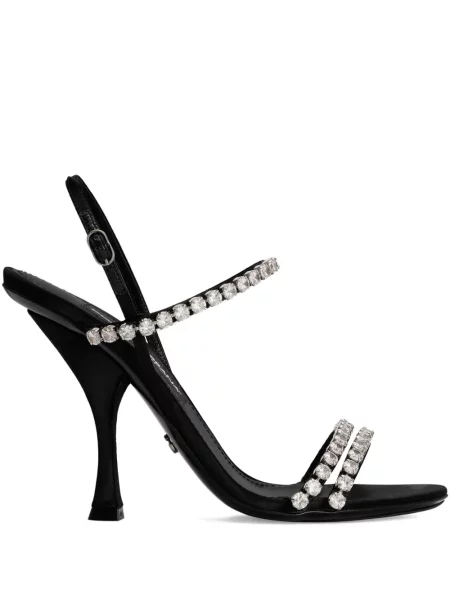 Sandale Dolce & Gabbana de cristal negru