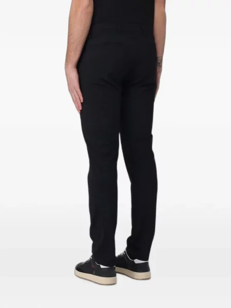 Pantaloni chino Colmar din jerseu negru