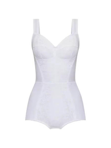Body Dolce & Gabbana din dantelă alb