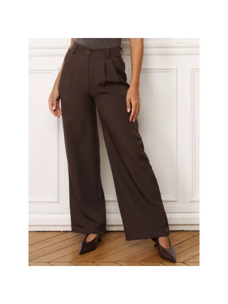 Pantaloni La Modeuse maro