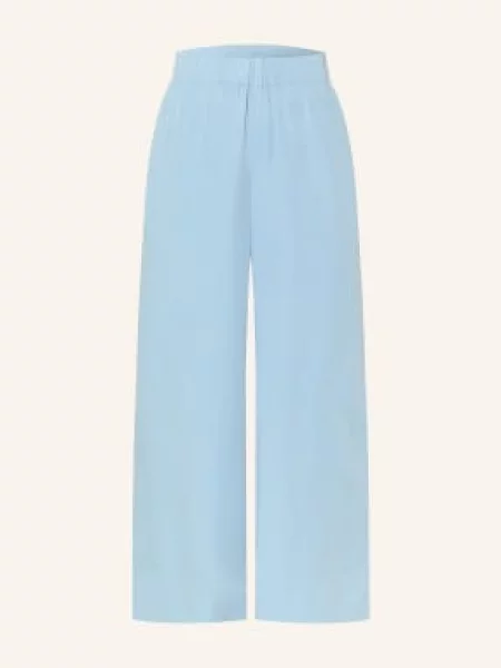 Marc O'polo Denim Spodnie Z Materiału Typu Marlene blau niebieskie