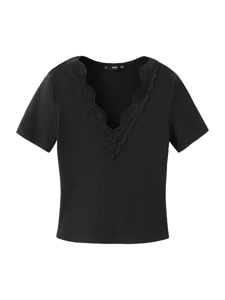 MANGO Tricou LOCY' negru
