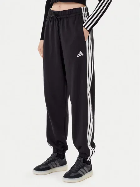 Flisas dryžuotas flisinis džemperis Adidas juoda