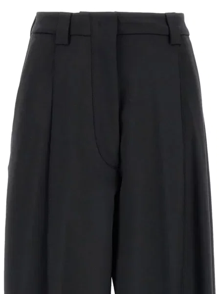 Pantaloni Thelatest plisate negru